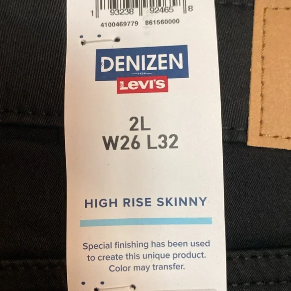 Levi's Essential Stretch Black Jeans - Picture 6 of 6